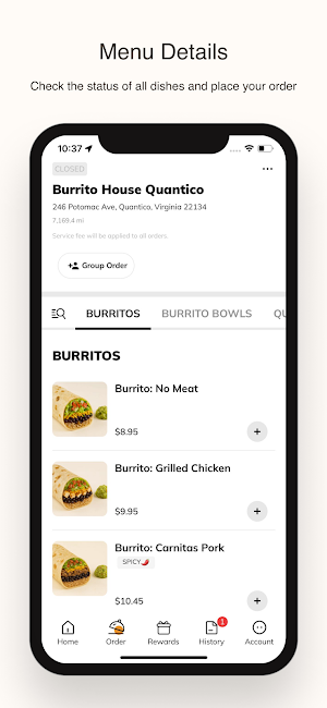 Burrito House VA Screenshot 1