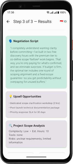 PricePilot: Freelance Pricing Screenshot 3