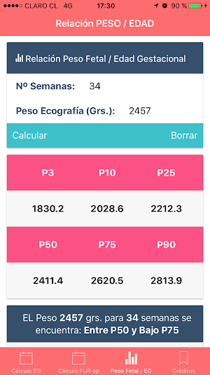 Calculadora Obstétrica UV Screenshot 2