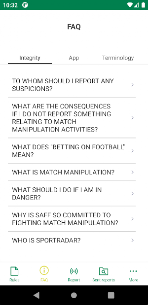 SAFF Integrity Screenshot 2