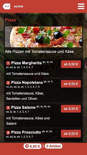 Il Vicolo Trattoria Pizzeria Screenshot 1