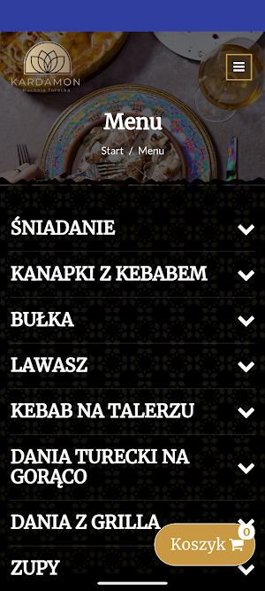 Restauracja Kardamon Screenshot 0