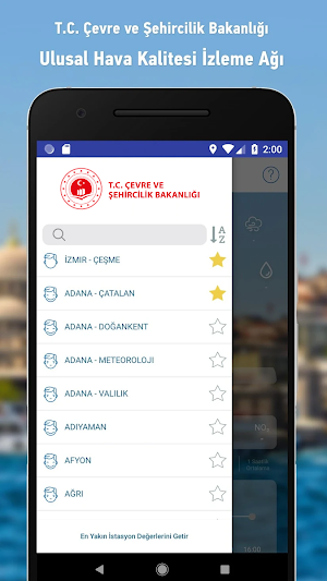Ulusal Hava Kalitesi İzleme Ağı Screenshot 2