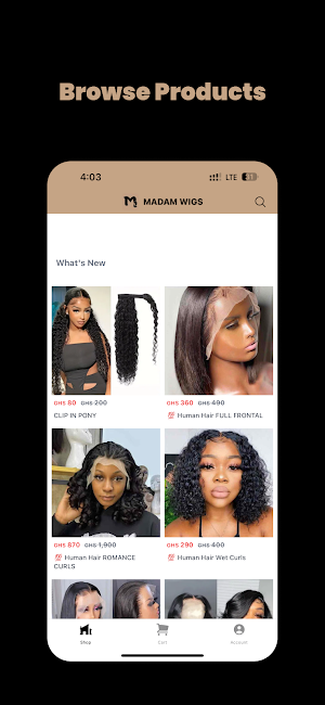 MADAM WIGS Screenshot 0
