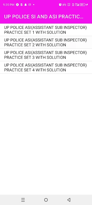 UP POLICE SI PRACTICE SET 2024 Screenshot 2