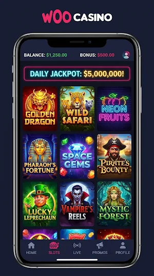 Woo Casino Screenshot 2