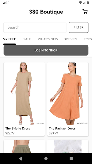 380 Boutique Screenshot 1