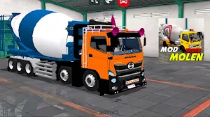 Mod Bussid Truck Molen Basuri Screenshot 1