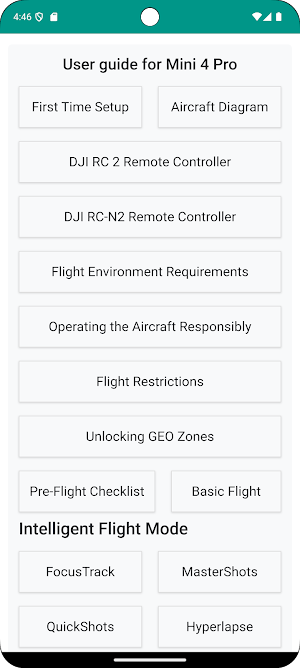 User Guide for Mini 4 Pro Screenshot 0