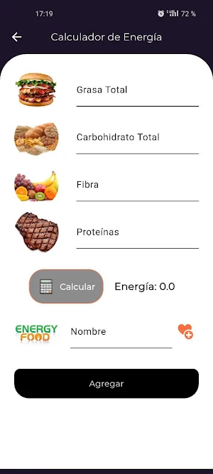 Energy Food Screenshot 3