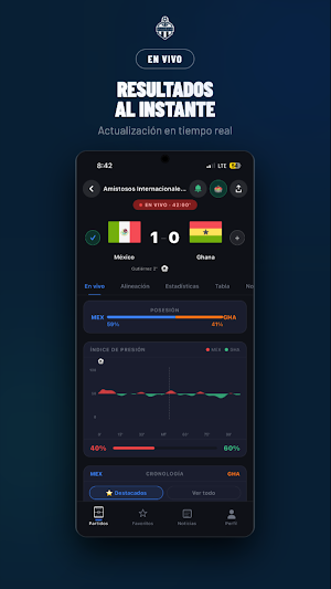 Analistas: Resultados Fútbol Screenshot 1
