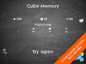 Cube Memory Screenshot 3
