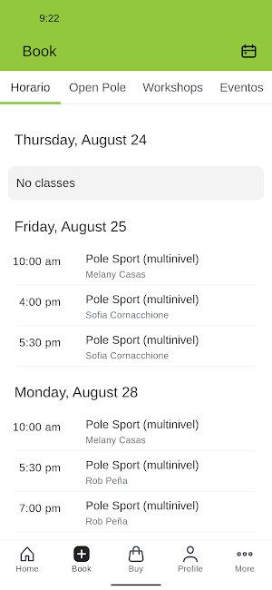 Madrid Pole Dance Studio Screenshot 1