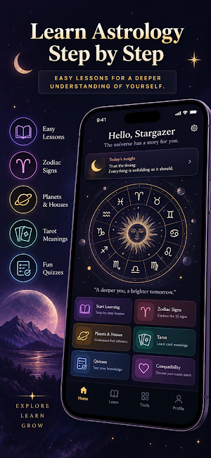 Learn Astrology & Birth Chart Screenshot 0