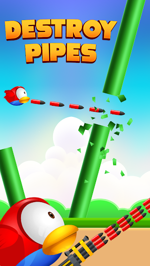 Floppy Flying Bird Shooter Screenshot 0