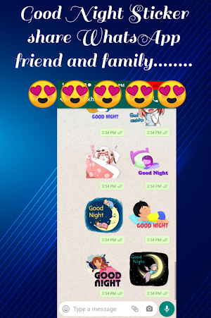 Good Night Sticker ForWhatsapp Screenshot 1