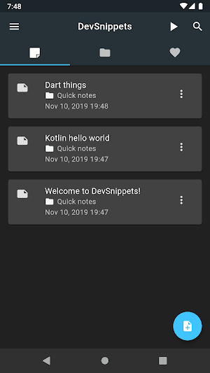 DevSnippets Screenshot 0