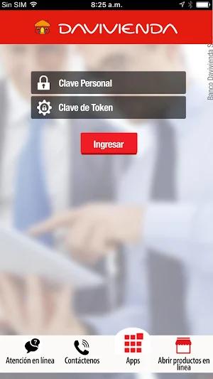 Empresas Davivienda Móvil Screenshot 1