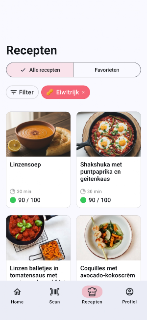 FLTRD Food Scanner Screenshot 2