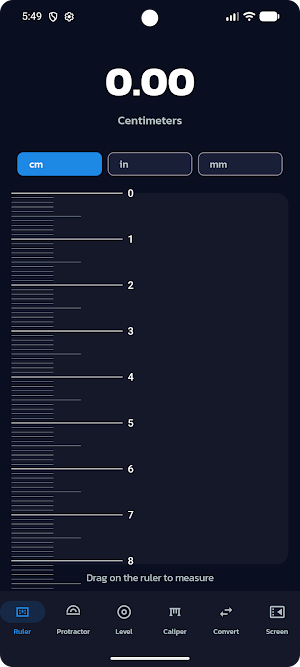 Ruler scale Screenshot 0