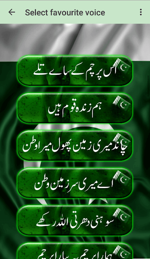 Pakistani Milli Naghmay (National Songs) Screenshot 1
