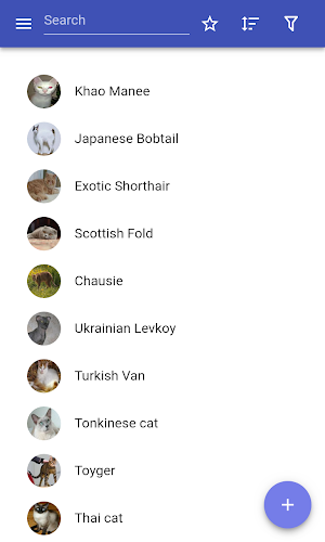 Cat breeds Screenshot 0