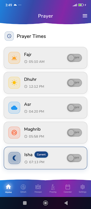 Prayer Reminder & Salah Guide Screenshot 1