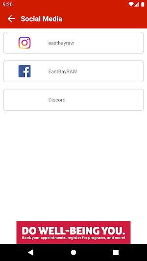 CSU East Bay RAW Member App Screenshot 3
