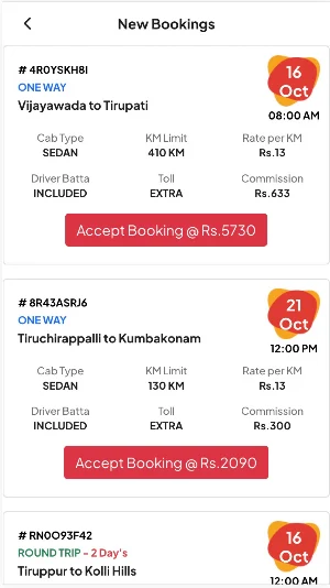 Supercabs: Driver App Screenshot 1