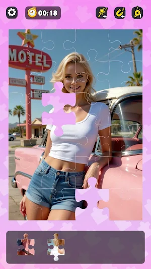Hot Girls Puzzle Screenshot 2
