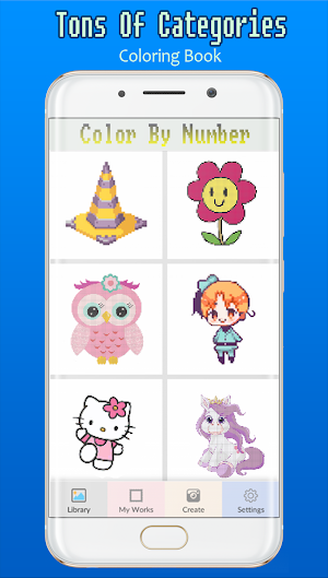 Color By Number Pixel Arts 2019 Screenshot 1