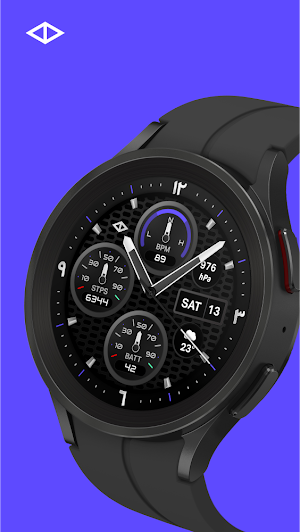 Crimson: Analog Watch Face Screenshot 2