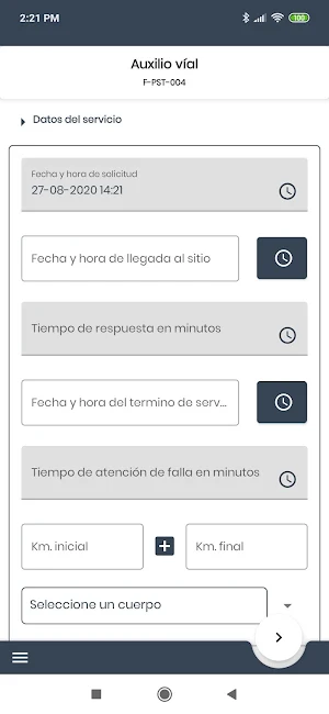 Auxilio Vial Screenshot 3
