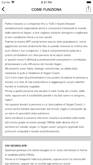 Vegan Coach App Screenshot 1