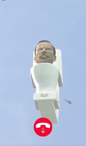 Skibidi Toilet Video Call Screenshot 1