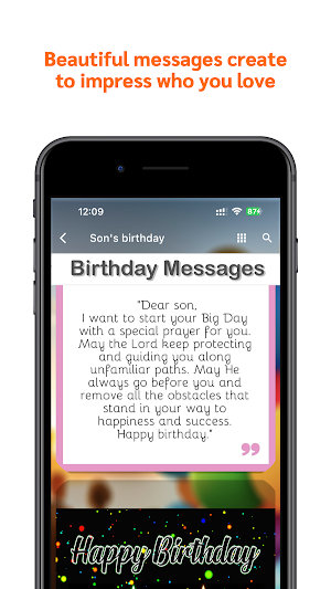 Birthday Messages Cards Wishes Screenshot 3