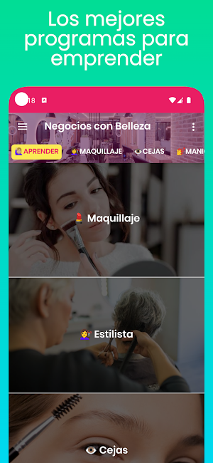 Negocios Con Belleza Screenshot 1