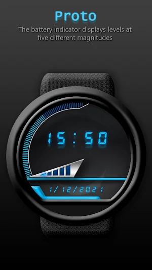 WFAM Proto Digital Watch Face Screenshot 3