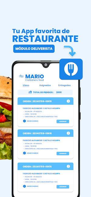 Napfood: Sistema Gastronómico Screenshot 1