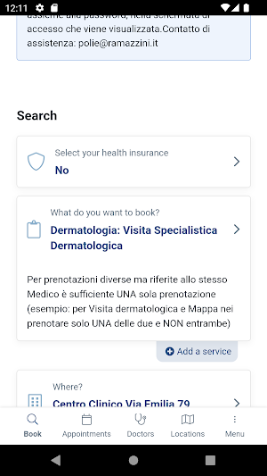 Ramazzini prenotazioni Screenshot 3
