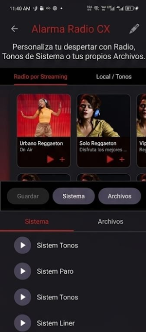 Cx Alarm Screenshot 1