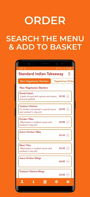 Standard Indian Takeaway Screenshot 1