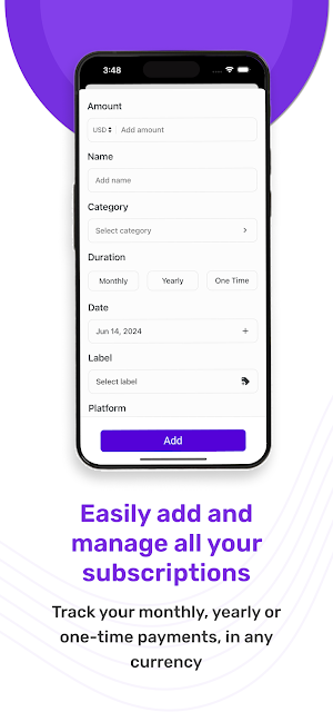 Track your Subs Screenshot 1