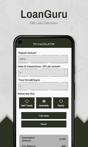 LoanGuru : EMI Loan Calculator Screenshot 1