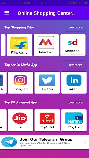 Online Shopping Centre Screenshot 3