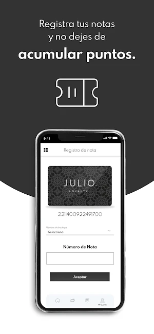 Julio Loyalty Screenshot 2