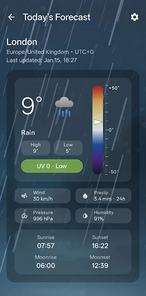 Nivora Weather Screenshot 2