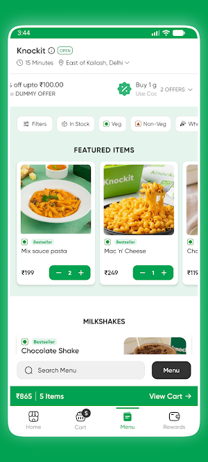 Knockit - Online Food Ordering Screenshot 3