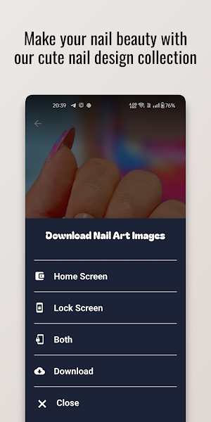 Retro Splash Nail Art Design Screenshot 3