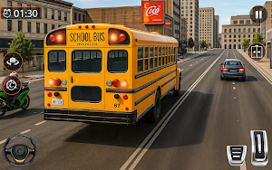 US School Bus Driving Game 3D Screenshot 2